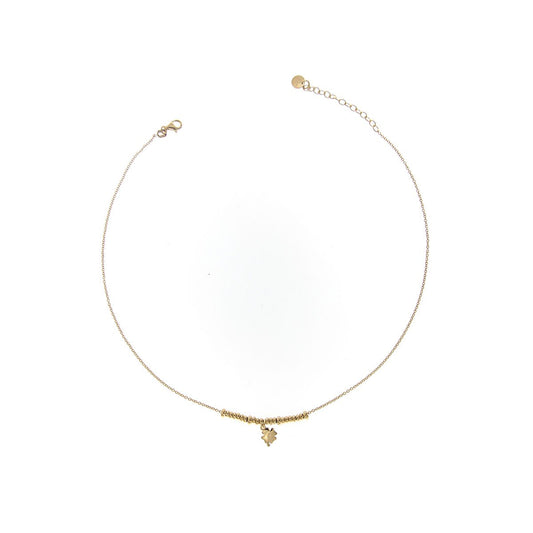 RUE DES MILLE - Collana micro anelli Quadrifoglio