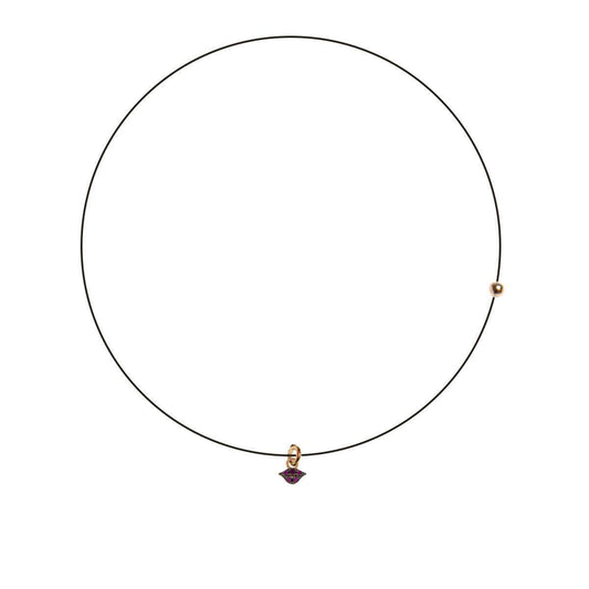 RUE DES MILLE - Mouth Line Necklace