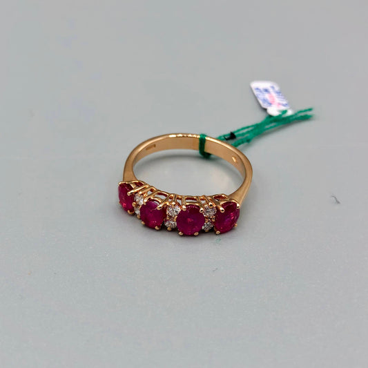 Valenza Jewels - Rubies and Diamonds Ring