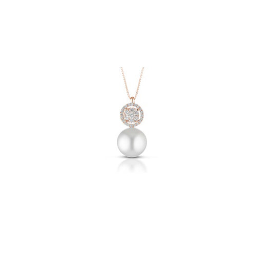 COSCIA - Collana con Perla e Diamanti