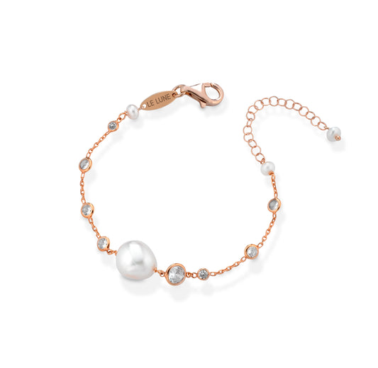 LELUNE - Bracciale con Perle Barocche