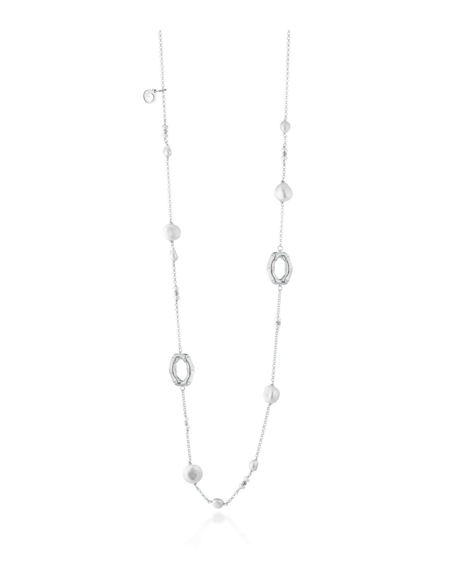 LELUNE - Pearls and Silver Necklace
