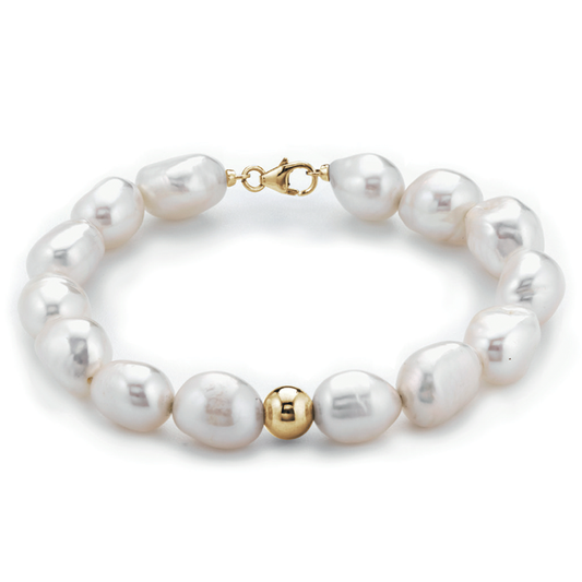 LELUNE - Baroque Pearls Bracelet
