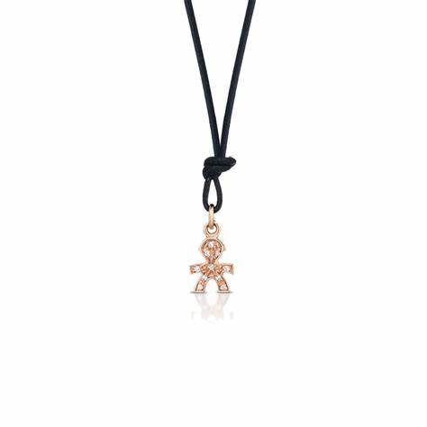 LeBebè- Ciondolo Mini Bimbo pavè