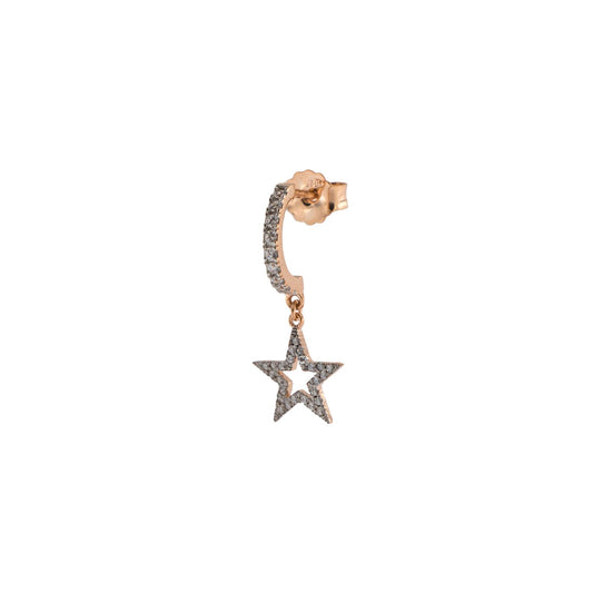 RUE DES MILLE - Perforated Star Mono-Earring