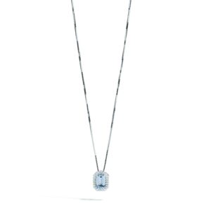 RECARLO - Aquamarine and Diamonds Necklace