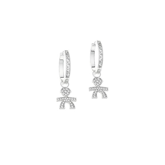 LeBebè - Orecchini con pendente Pavè Bimbo