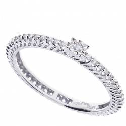 BLISS - Diamond Eternity Solitaire Ring