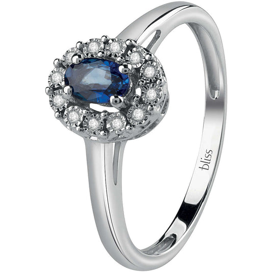 BLISS - Ring with Sapphire and Diamonds