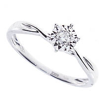 BLISS - Anello Solitario Diamante