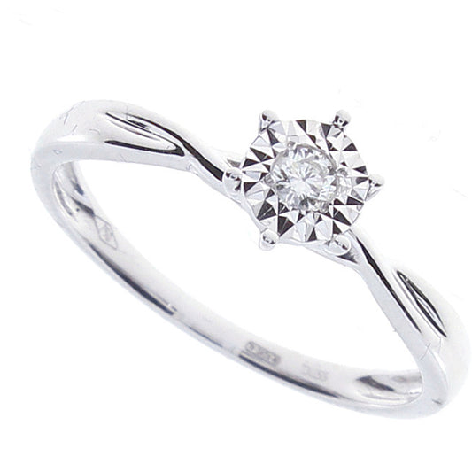BLISS - Anello Solitario Diamante