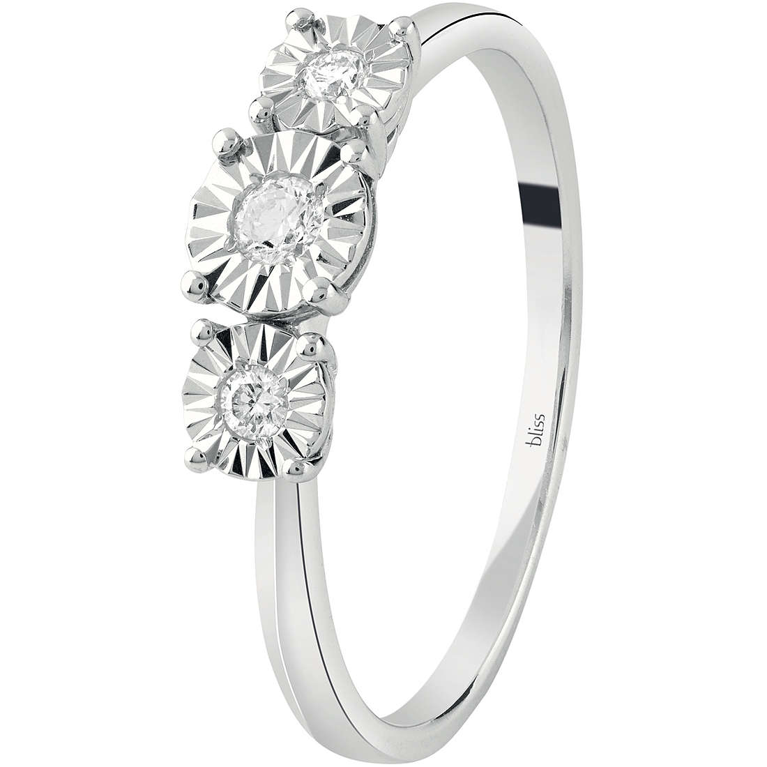 BLISS - Trilogy Ring with Diamonds
