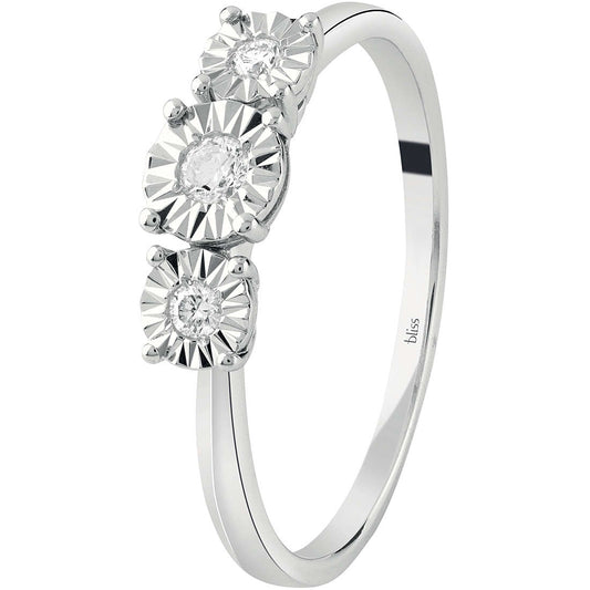 BLISS - Anello Trilogy con Diamanti