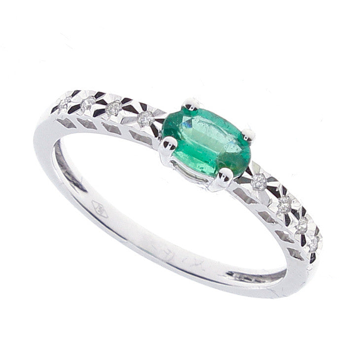 Bliss - Ring with Emerald