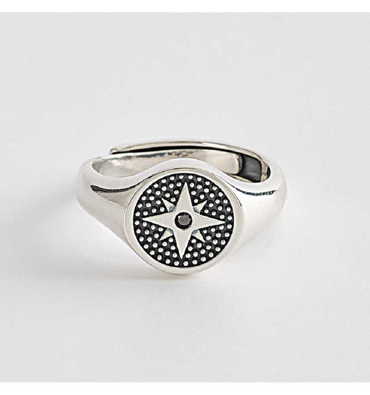 MABINA UOMO - Anello Argento Rosa dei Venti