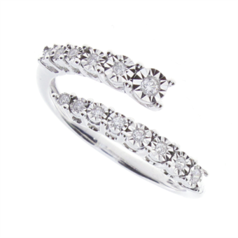 BLISS - RUGIADA Gold and Diamonds Ring