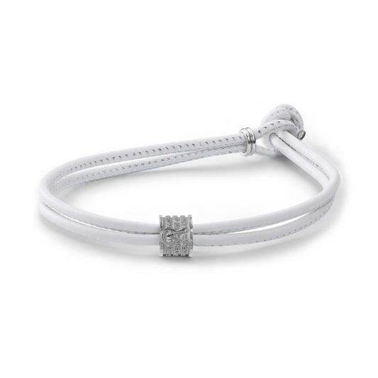 TUUM - Bracciale Angelo Pelle e Argento