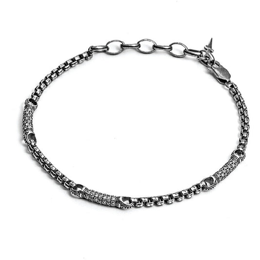 CESARE PACIOTTI - Bracciale Argento Brunito