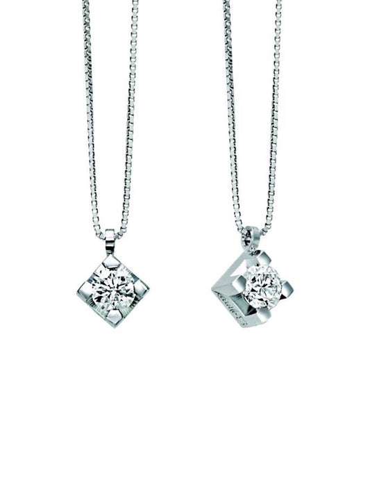 RECARLO - Collana Punto Luce con Diamante