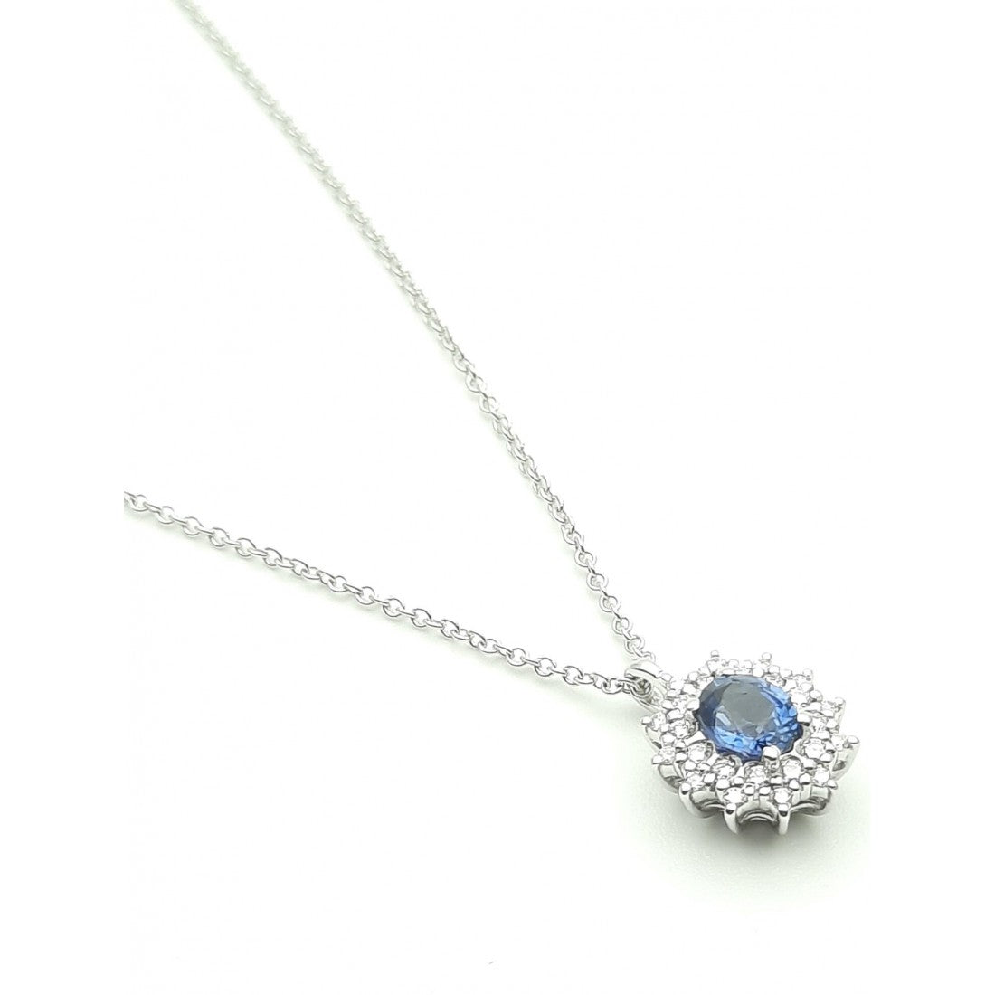 RECARLO - Necklace with Sapphire and Diamonds