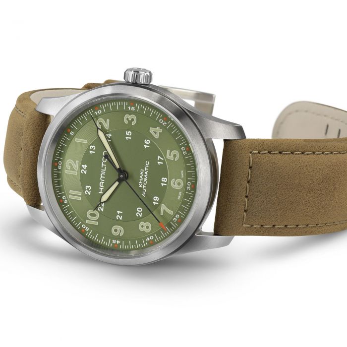 HAMILTON - KHAKI FIELD TITANIUM AUTO