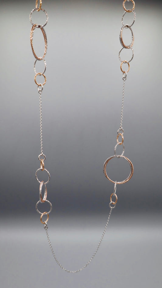 Fraboso - Silver and Rosé Necklace