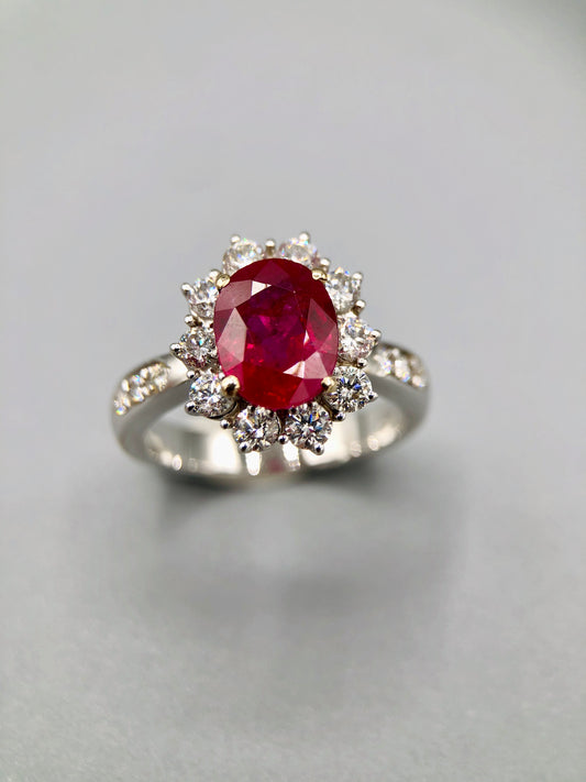 Valenza Jewels - Ruby and Diamond Ring