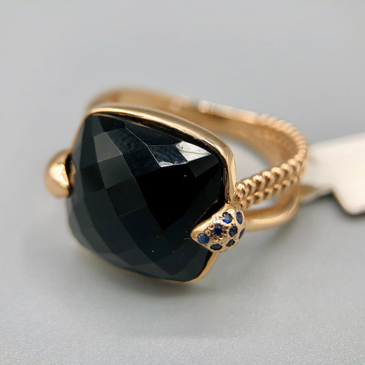 OneGioielli - Anello Ducale - Onice e Zaffiri