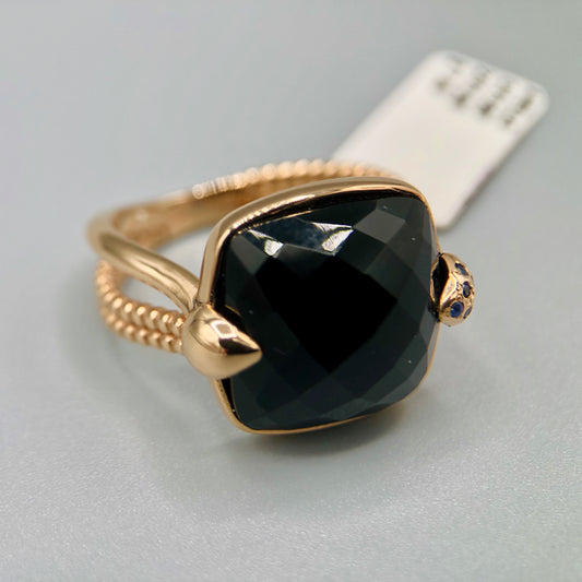 OneGioielli - Anello Ducale - Onice e Zaffiri