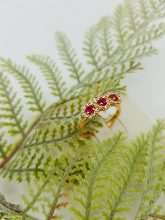 OneGioielli - Trylogy Rubino e Diamanti