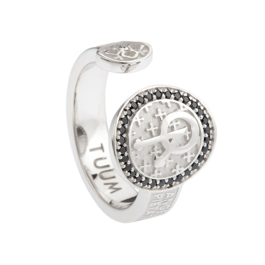 TUUM - Infinituum Black Spinels Ring