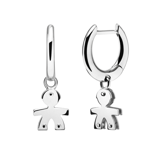 LeBebè - White Gold Bimbo Earrings