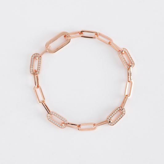 MABINA - Bracciale catena argento
