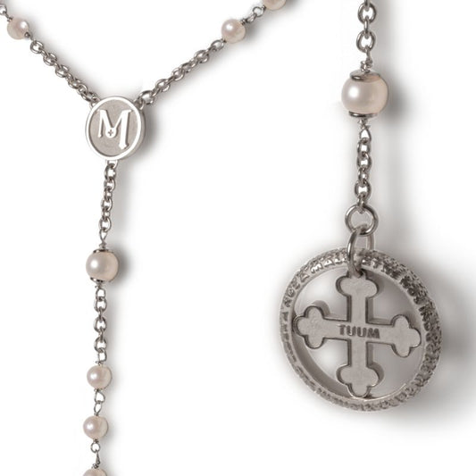 TUUM - Rosary Pearls Necklace