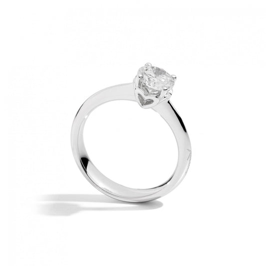 RECARLO - Anello Solitario con Diamante