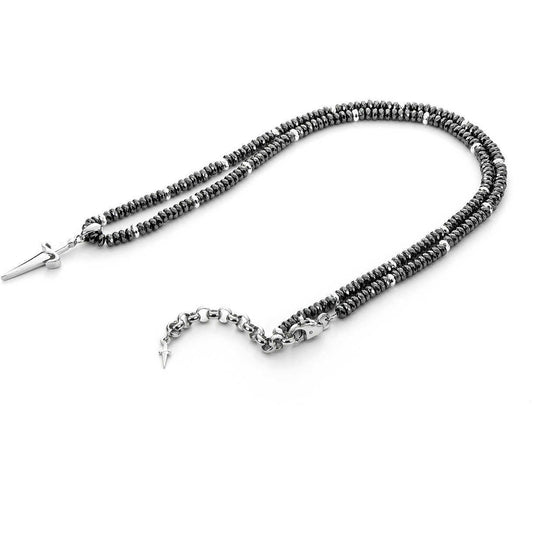 CESARE PACIOTTI - Collana in Argento ed Ematite