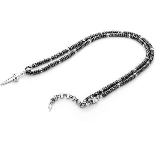 CESARE PACIOTTI - Collana in Argento ed Ematite