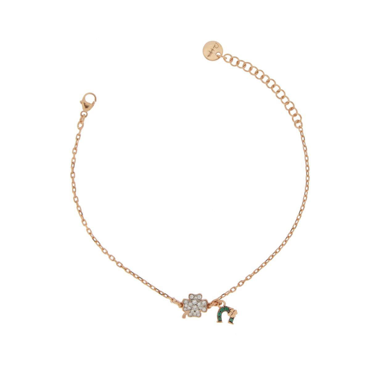 RUE DES MILLE - Four-leaf clover-horseshoe bracelet