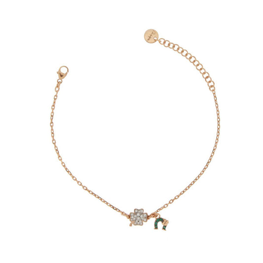 RUE DES MILLE - Four-leaf clover-horseshoe bracelet